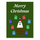 Search for ghost christmas cards Red