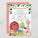 Search for blue tractor invitations Farm animals