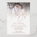 Search for rose gold wedding invitations Classy