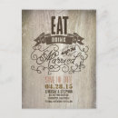 Search for eat drink and be married invitations vintage