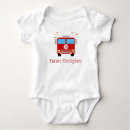 Search for fire truck baby clothes Red