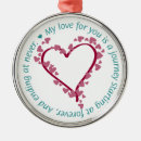 Search for romantic quote ornaments Romance