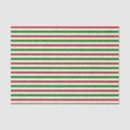 Search for green and white striped tissue paper Pattern
