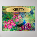 Search for vintage peacock posters Jewel tones