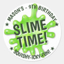 Search for slime stickers Slime birthday party