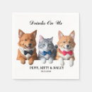 Search for fun cocktail wedding napkins Pet