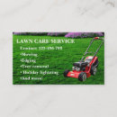 Search for eco friendly business cards Lawn care