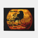 Search for scary halloween doormats Black