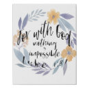 Search for nothing is impossible with god posters Faith