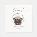Search for pug napkins Watercolor