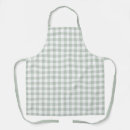 Search for country kitchen aprons Gingham