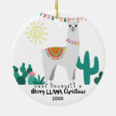 Search for llama ornaments Funny christmas