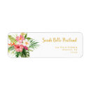 Search for tropical return address labels Baby shower