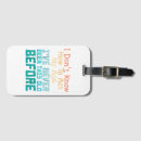 Search for funny luggage tags Women