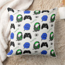 Search for gamer pillows blue