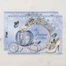 Search for princess carriage sweet 16 invitations Cinderella