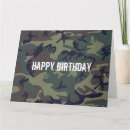Search for hunting birthday cards Camo