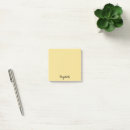 Search for business card post it notes Gold