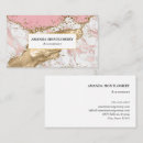 Search for pink shiny metallic business cards Feminine