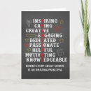 Search for principal appreciation cards School