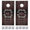 Search for mr and mrs cornhole sets Wood