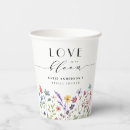 Search for bridal shower paper cups Wildflower