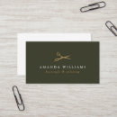 Search for dark green business cards Gold