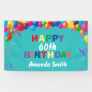 Search for 60th anniversary decoration banners Happy birthday