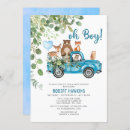 Search for blue truck invitations Gender neutral