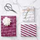 Search for wine wrapping paper Burgundy