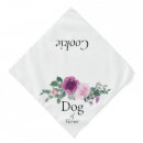 Search for wedding dog bandanas Stylish modern fun cute