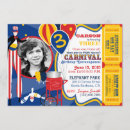 Search for cotton candy birthday invitations Circus
