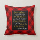 Search for brown plaid pillows Red