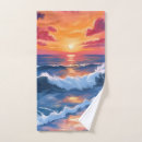 Search for coastal bath towels Ocean waves