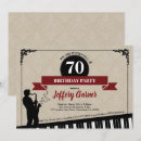Search for music party invitations Black
