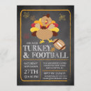 Search for football thanksgiving invitations Typography