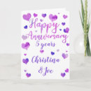 Search for watercolor anniversary cards Pink