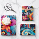 Search for retro 70s wrapping paper Bohemian