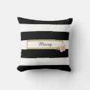 Search for black and gold stripes pillows Preppy