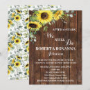 Search for sunflower vow renewal invitations We still do