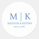 Search for monogram letter b in blue stickers Minimalist