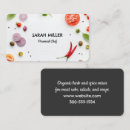 Search for spices business cards Culinary