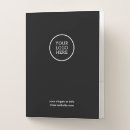 Search for professional presentation folders Black
