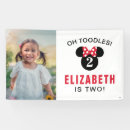 Search for teddy bear birthday banners Minnie mouse
