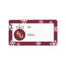 Search for florida state return address labels Fsu monogram season