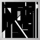 Search for black and white geometric shapes art Gray