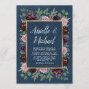 Search for navy and plum wedding invitations Pink