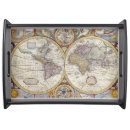 Search for world map serving trays Old world maps