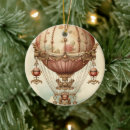 Search for hot air balloon ornaments Vintage style