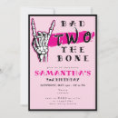 Search for two spooky birthday invitations Bad two the bone